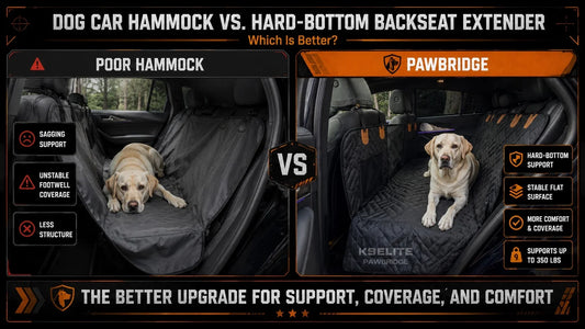 Dog Car Hammock vs. Hard-Bottom Backseat Extender: Which Is Better?