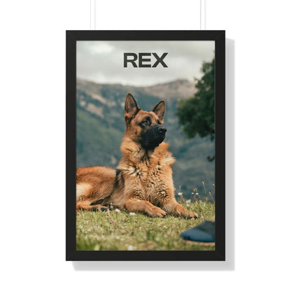 K9ELITE Custom Framed Poster