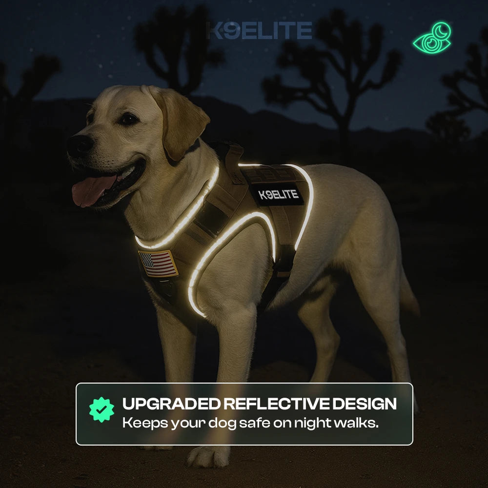 K9ELITE™ Tactical No-Pull Dog Harness