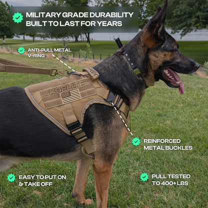 K9ELITE™ Tactical No-Pull Dog Harness
