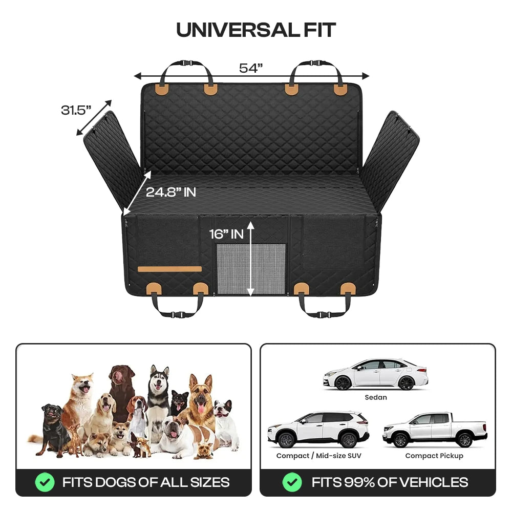 PawBridge™ – Hard Bottom Seat Protector & Extender