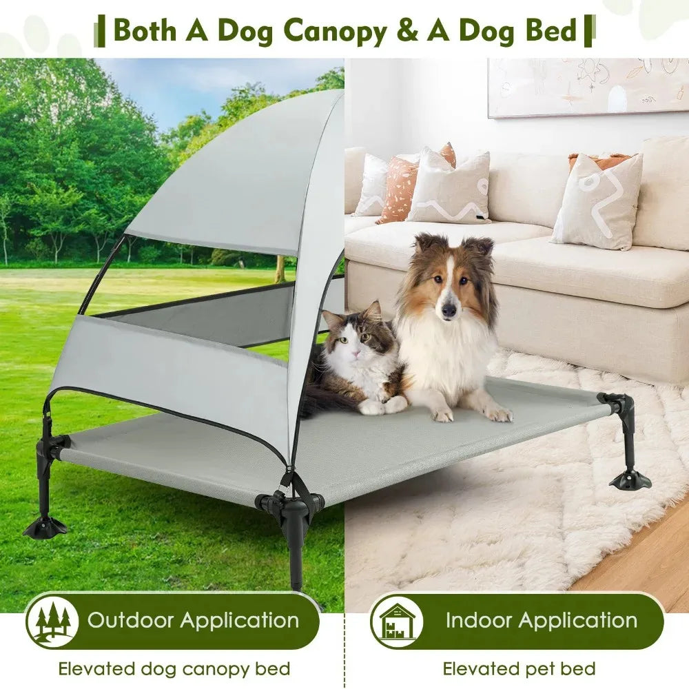K9Cabana™ Dog Lounge Tent & Elevated Bed