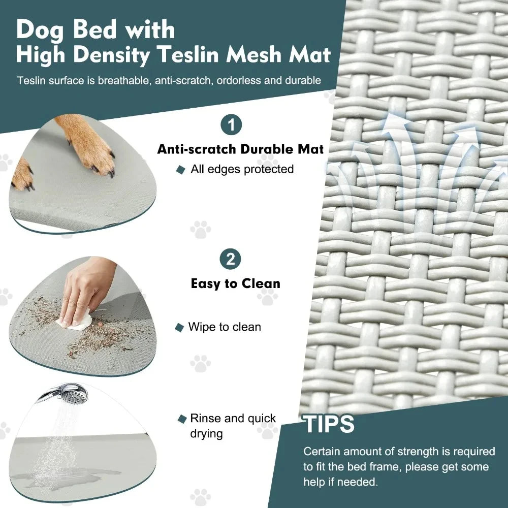 K9Cabana™ Dog Lounge Tent & Elevated Bed