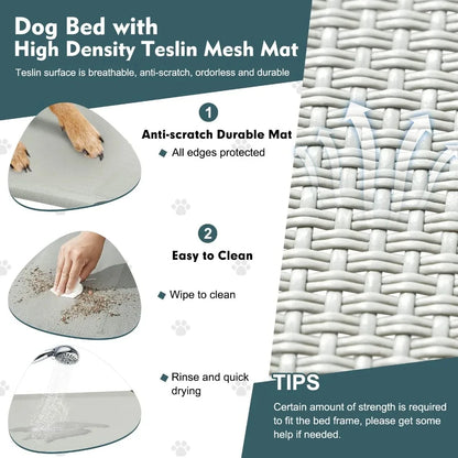 K9Cabana™ Dog Lounge Tent & Elevated Bed