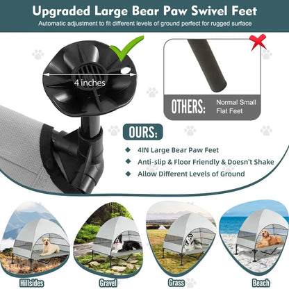 K9Cabana™ Dog Lounge Tent & Elevated Bed