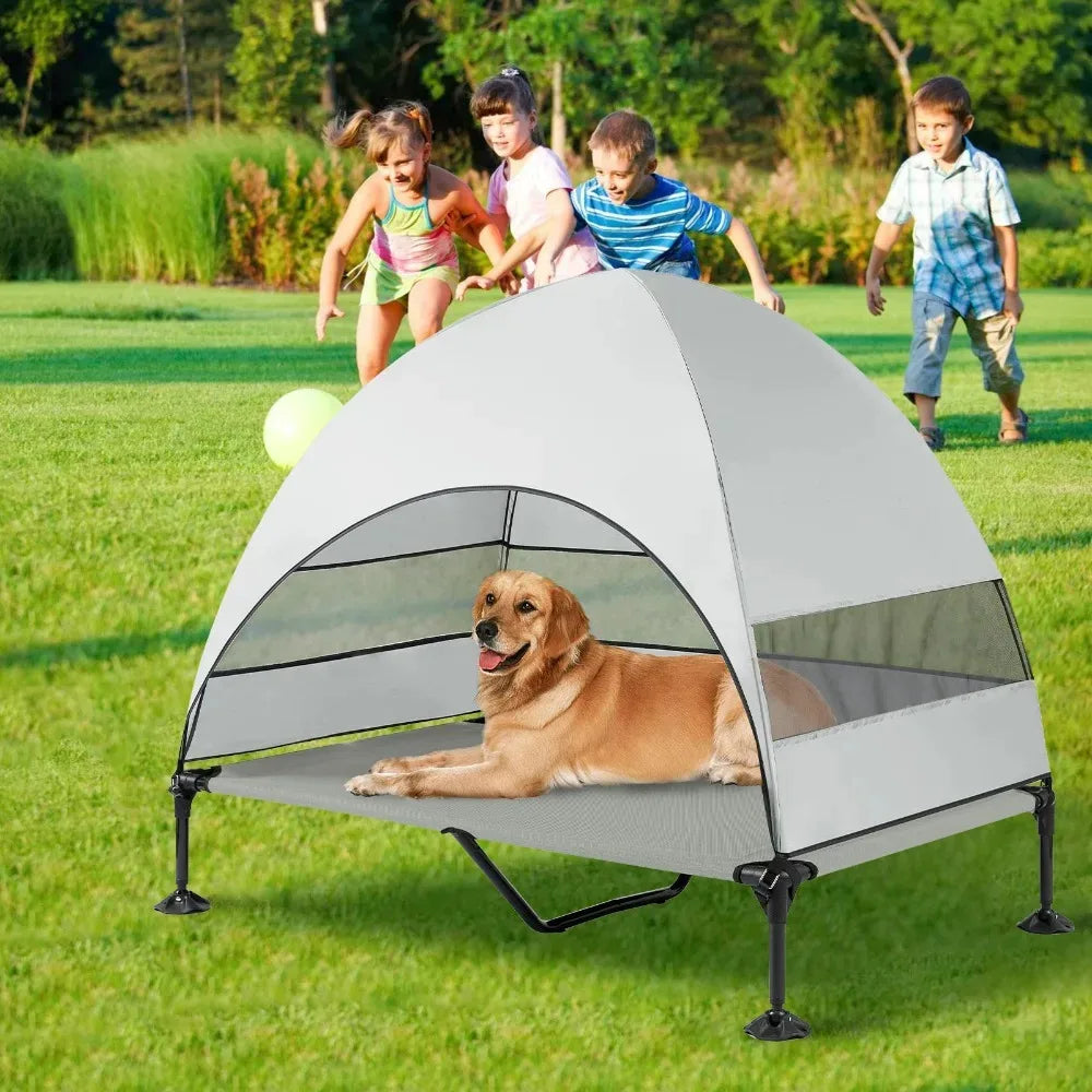 K9Cabana™ Dog Lounge Tent & Elevated Bed