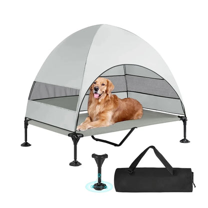 K9Cabana™ Dog Lounge Tent & Elevated Bed